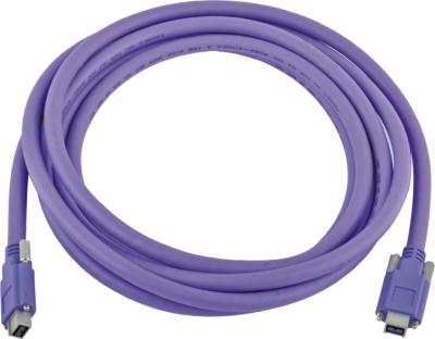 China Violet Round Wire High Flex Cable PVC Insulation Material With Copper Conductor for sale