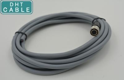 Chine Fil rond adapté aux besoins du client de longueur de cable électrique de Hirose de moule de PVC avec le connecteur femelle de 6 bornes à vendre