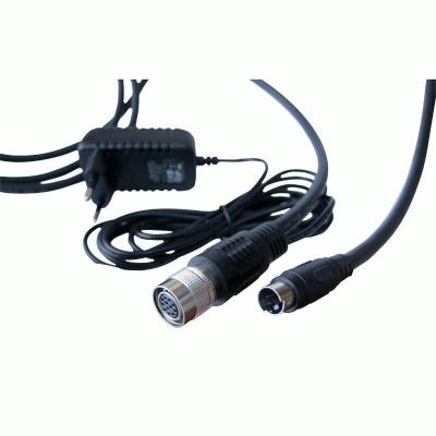 中国 高い屈曲12V 3A 1のメートル2.5メートルのカメラ力のアダプターの丸型のオーバーモールド 販売のため