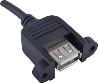 China Kundenspezifischer Länge USB-Mann zur weiblichen Kabel-Datenleitung Art Schrauben-Verschluss für CCD-Vision zu verkaufen