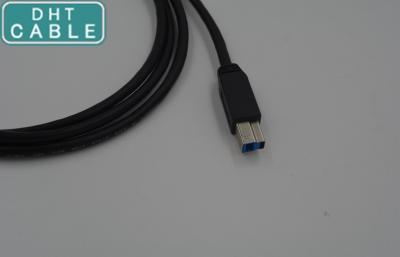 China Robustes industrielles Kamera USB-Kabel, schwarzes/purpurrotes USB 3,0 A bis b-Kamera-Daten-Kabel zu verkaufen