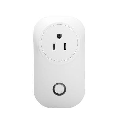 China Residential / Multi-Purpose US Type IOT Smart Home Automation Amazon Alexa Google Home APP Controlled WiFi Wireless Outlets Operate WiFi Socket Wall Outlet for sale