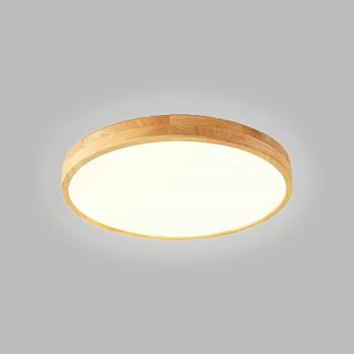 China Outdoor Mounted Round Led Lights Smart Led Grow Lights Wooden Shell Lights for sale