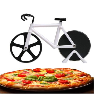 China Durable Stainless Steel Bike Pizza Slicer Cutter Wheel With Promotional Bicycle Pizza Cutter for sale