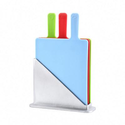 China Lixsun Viable Brand Direct Selling BPA Free Mini Kitchen Bread Foldable Cutting Promotional Plastic Board for sale