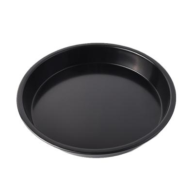 China Sustainable 10 inch pizza pan, microwave round pan with non-stick coating, pie pan for sale