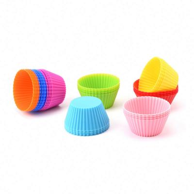 China Lixsun Viable New Patented 24pcs Set Pastry Cake Muffin Silicone Non-Stick Easy Clean Mold For Cake for sale