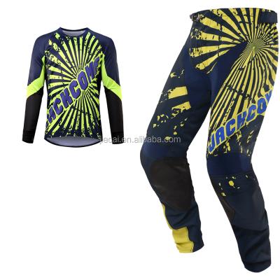 China Breathable MX Racing Sports Motorcycle MX Pants And Tank Top With Sublimation for sale