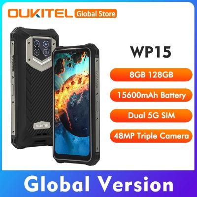 China Wifi Oukitel WP15 Rugged Smartphone 15600mAh 8GB+128GB 6.5