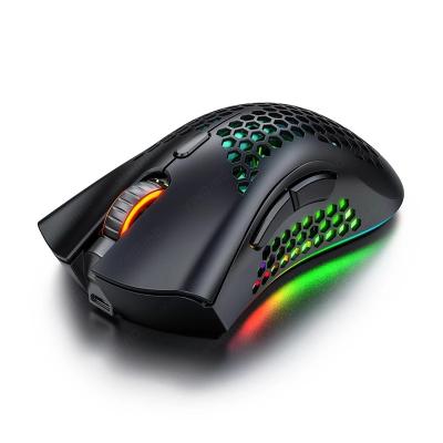 China 2.4G USB Rechargeable Wireless Mouse A3 RGB Lighting Hole Cavity Gaming Silent Colorful Mice Suitable for Home Ministry etc. by Gamer for sale