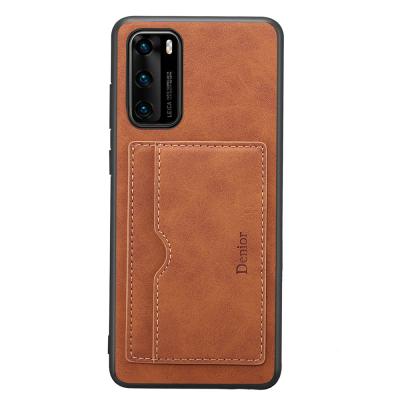 China Back Cover Case For Huawei P40 Case PU Cell Phone Case For Huawei P40 Cell Phone Case With OEM Brand Service for sale