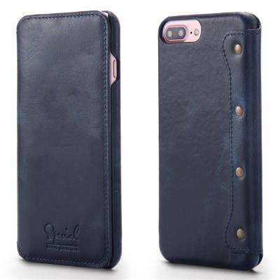 China Wallet Case For Apple iPhone 7 Plus Real Leather Credit Card Holder Phone Case For Apple iPhone 7 Plus Case for sale