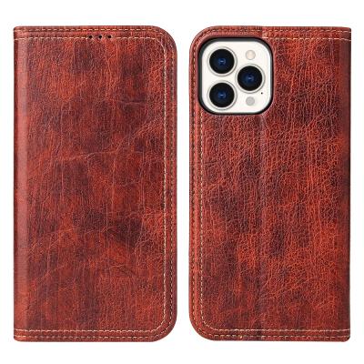 China Anti-fall PU Leather Wallet Case For Apple iPhone 13 Pro Max Phone Case for sale