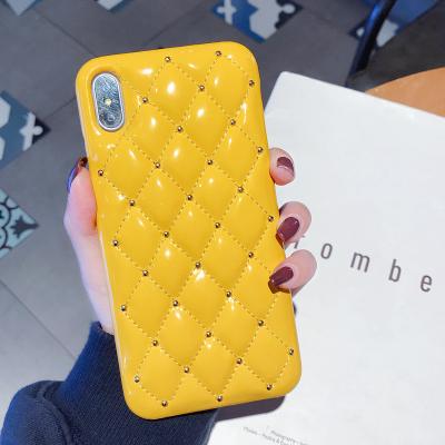 China Luxury Fashion Girl Style PU Leather Cell Phone Case For iPhone X/XS/XR/XS Max for sale