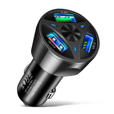 China QC3.0 Three In One USB Car Charger, QC 3.0 Car Charger Fast Charging, 3 USB Car Charger for sale