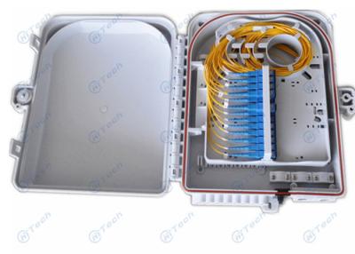 China 24 Ports Fiber Termination Box , 24Cores Fiber Optic FTTH Distribution Box Rainfall Resistant for sale