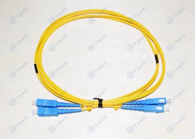 China puente acorazado de la fibra de 3M del duplex del cable del remiendo de la fibra óptica de la pérdida de inserción 0.3dB en venta