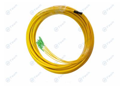 China 9/125μM Fiber Optic Pigtail Single Mode Fanout 6 Cores SC/APC UPC Polishing Type for sale