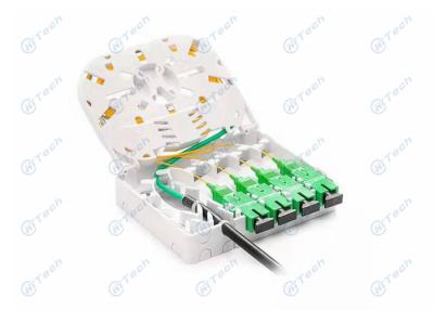 China SC Simplex Adapter FTTH Splitter Box Mini Thin Dimension 100 X 80 X 30mm for sale