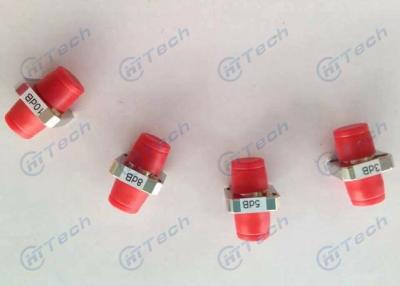 China Adapter Type Fiber Optic Cable Attenuation 3dB / 8dB Red Color Stable Performance for sale