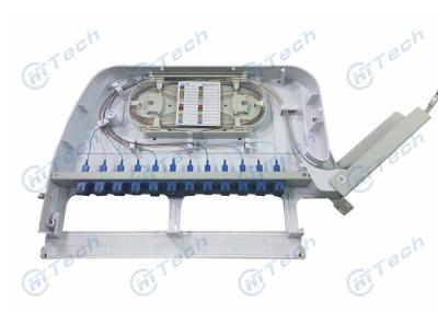 China Plastic SC Fiber Optic Patch Panel 24 Port Various Cold Rolled Steel Adapter Plate Available for sale