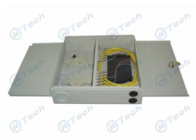 China FTTH Network Indoor Distribution Box , 12 Port ODF Fiber Optic Terminal Box Wall Mounted for sale