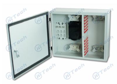 China White Color Optical Fiber Distribution Box Large Working Space With Plastic Plates for sale