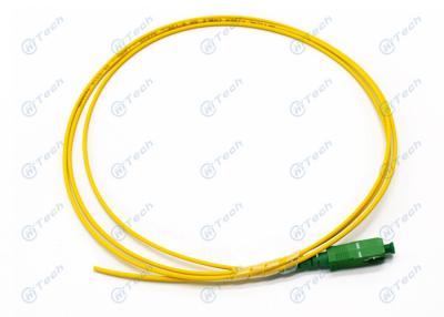 China Telecom SC Apc Fiber Optic Pigtail 2.0MM Outer Jacket Yellow Color Vibration ≤0.2dB for sale