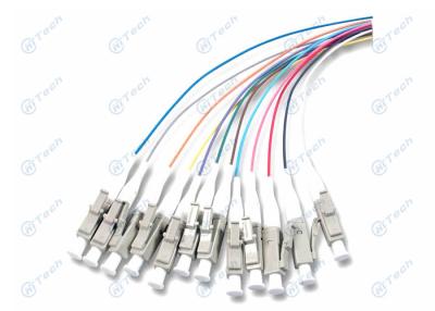 China OEM LC Fiber Optic Pigtail High Reliability / Stability For Data Processing Networks for sale