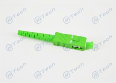 China SC APC Fiber Optic Connectors Reture Loss ≥ 50db For Telecommunication / FTTH for sale