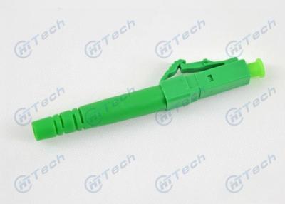 China ABS Housing Fiber Optic Cable LC Connector Green Color Singlemode 3.0mm 2.0mm for sale