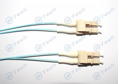 China LC in mehreren Betriebsarten zu Faser-Verbindungskabel 50/125μm des LC-Faser-Optikpullover-10Gb Iec-Standard zu verkaufen