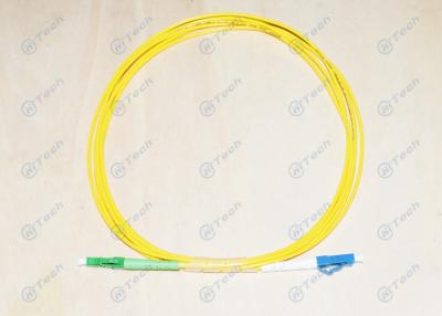 China LC Fiber Jumper 9/125um Simplex LC apc-LC upc Fiber Optic Jumper for sale