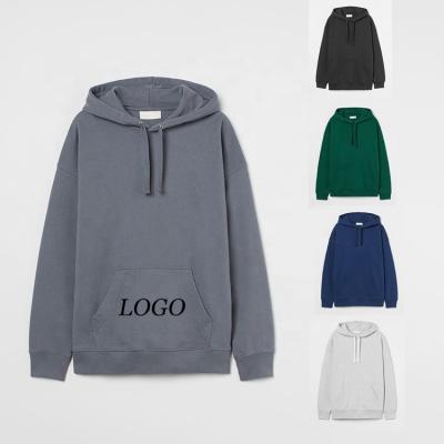 China Custom Wholesale Support Windproof 3D Printing Embroider Fleece Plus Size Men's Terry Hoodies And Sweatshirts for sale