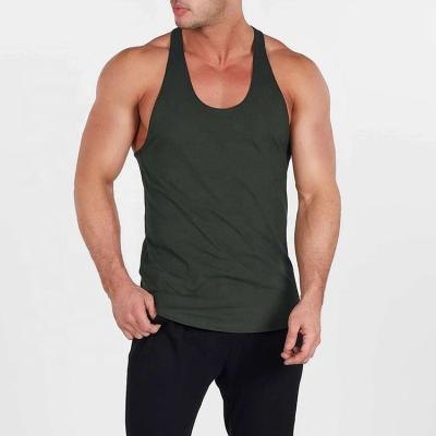 China OEM QUICK DRY Custom Fitness Mens Gym Bodybuilding Workout Vest Gymwear Men's Sports Tank Tops for sale