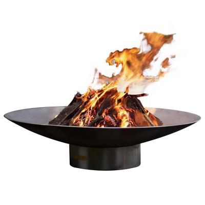 China Cheap Stocked Corten Steel Fire Bowl Garden Metal Decor Fire Pit BBQ for sale