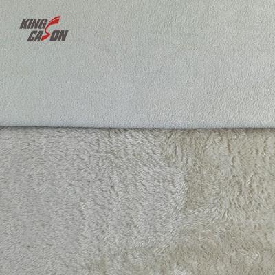 China Fuzzy Fluffy Thick Breathable Competitive Polyester Manufacturer Kingcason Bonded 100% Fabric For Blanket for sale