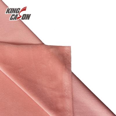 China Breathable Light Colors Spandex Super Soft Fleece Fabric Wholesale Kingcason Fabric Rolls for sale