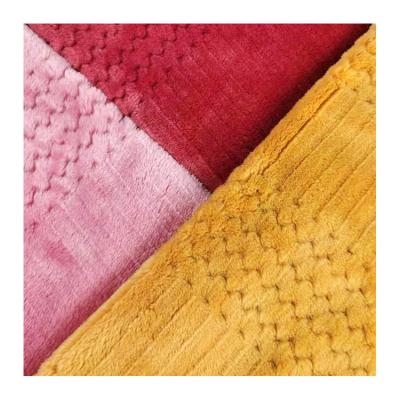 China Anti-pilling Anti-static Kingcason Manufacturer Breathable Competitive Polyester 100% Flannel Fleece Fabric For Home Textile for sale