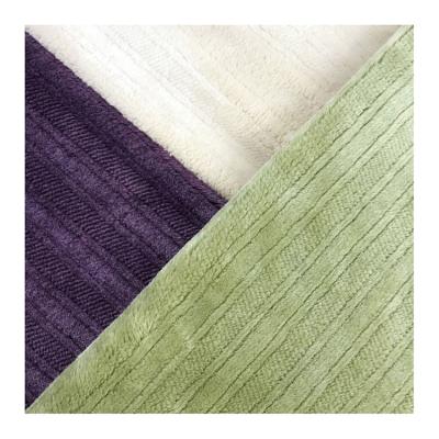 China Anti-pilling 100% Polyester Jacquard Flannel Fleece Fabric Breathable Kingcason Competitive Manufacturer For Home Textile for sale