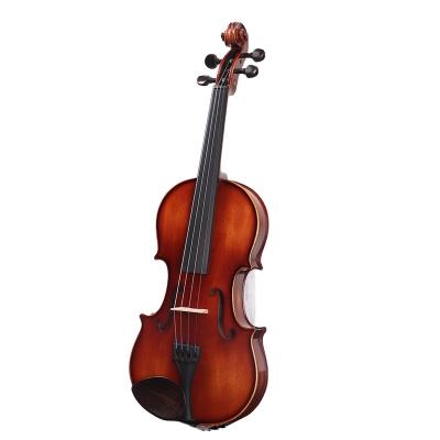 China Application Printed Flame Student Acoustic Violin Outfit For Beginners for sale