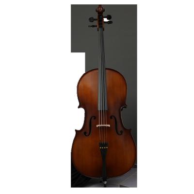 China Fir imported all natural solid wood professional cello handmade for sale