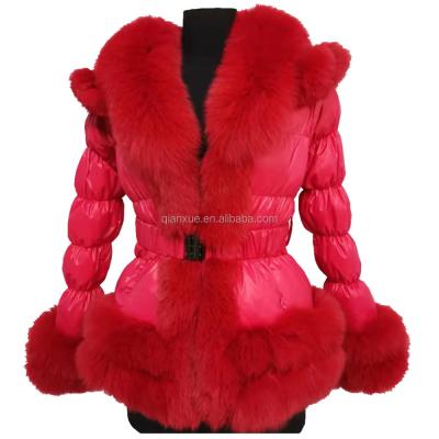 China New Winter Trend Europe Winter Trend Stripper Jacket Women Breathable Real Fur Ladies Jacket Luxury Casual Fluffy Coat for sale