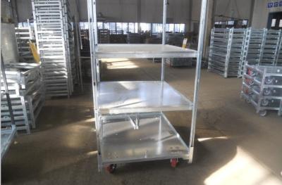 China Hot Galvanized Dutch Plant Trolley 700kg Greenhouse Plant Carts for sale