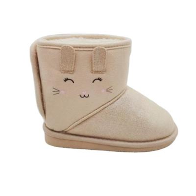 China Fashion Trend Quality Goods Kids Winter Fashion New Design Funky Water Ripple Tpr Sole Snow Boots For Children for sale