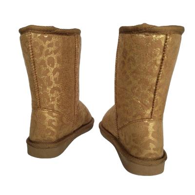 China Fashion Trend Wholesales Eco-Friendly Material Fashion New Shiny Glitter Design Stylish Winter Snow Boot For Kids for sale