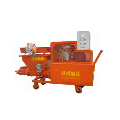 China Construction Diesel Engine Cement Mortar Plastering Machine for sale