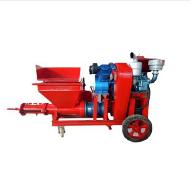 China Wall 1.8m3/h China Diesel Engine 50l Jet Screw Cement Electric Dry Mortar Spraying Plastering Machine for sale