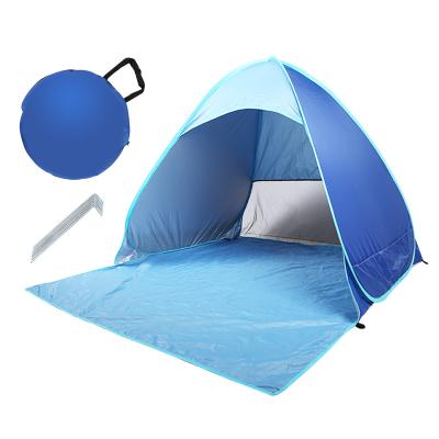 China New Small Couples 2 Second Quick-opening Automatic Beach Sunshade Tent UV-Resistant Rainproof Outdoor Camping Tent For Two Person for sale