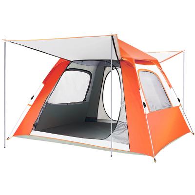 China Waterpoof International Station Lastest 3-4 People Travel Stand Explosive Automatic Blowing Thickened Outdoor Camping Tent for sale